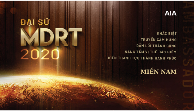 Đại sứ MDRT 2020 tại AIA Việt Nam – Miền Nam