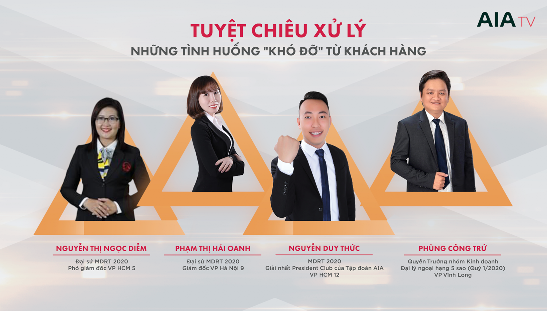 AIA – TV MUÔN KIỂU TỪ CHỐI CỦA KHÁCH HÀNG VÀ CÁCH XỬ LÝ CỦA CÁC SAO AIA