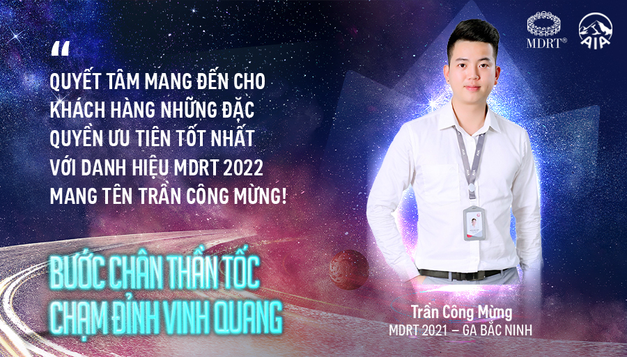 HÀNH TRÌNH CHINH PHỤC ĐỈNH CAO MDRT 2022 – KỲ 1