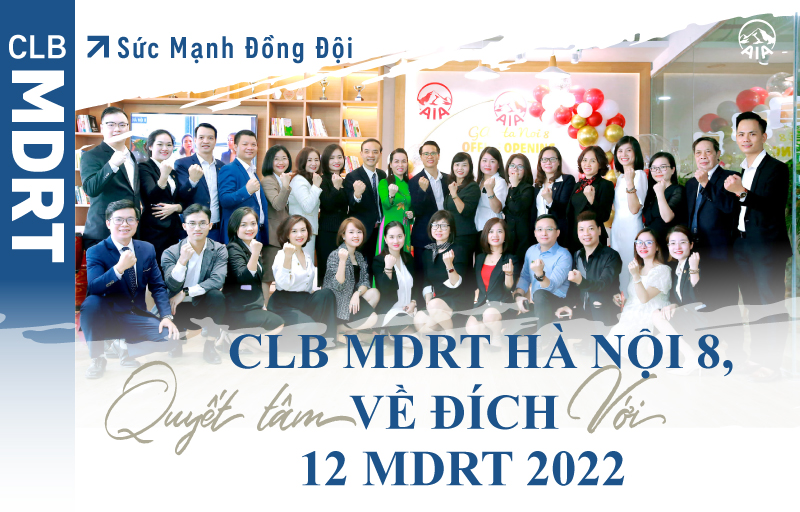 Sức Mạnh Đồng Đội | CLB MDRT Hà Nội 8, quyết tâm về đích với 12 MDRT 2022