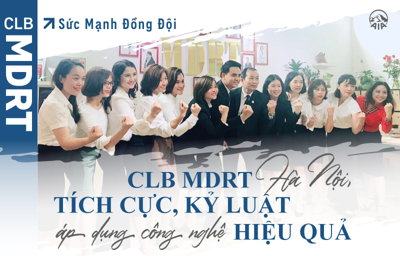 Sức Mạnh Đồng Đội | CLB MDRT Hà Nội, tích cực, kỷ luật, áp dụng công nghệ hiệu quả